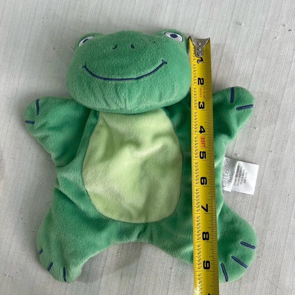 Carters lovey Green Frog Plush Toy‎